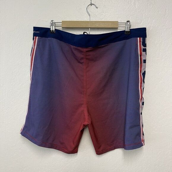 Hurley Shorts Mens 38 Blue Phantom US Olympic Team USA Logo Board Shorts Swim - Picture 5 of 6